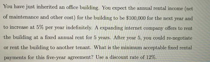 It should be solved by hand, without excel or financial calculator. You