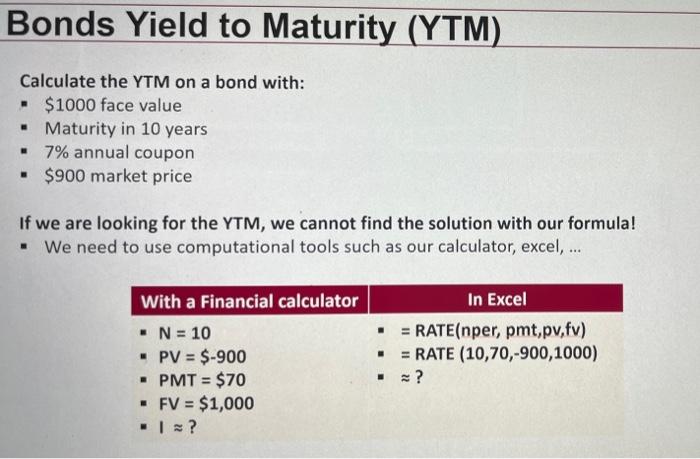 Finance question - I know the answer for i please show me