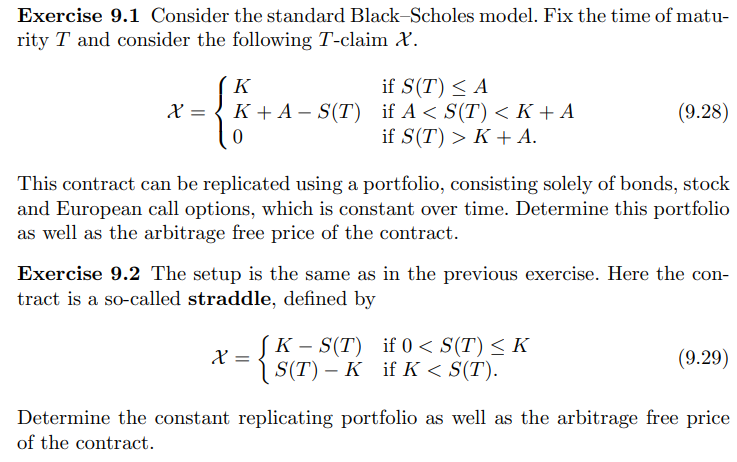  Please solve exercise 9.2. Exercise 9.1 is included for context. Thank