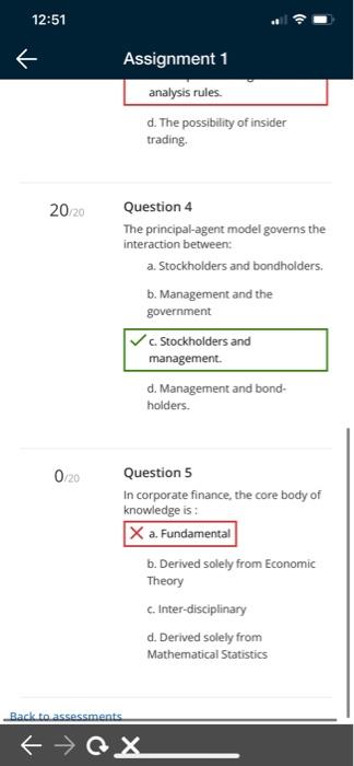 Strong-form efficiency. d. Semi-strong from efficiency. 020 Question 2 In terms of
