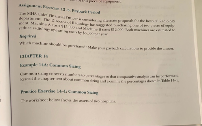 Complete Practice Exercise 14-I, Common Sizing, found at the bottom of page