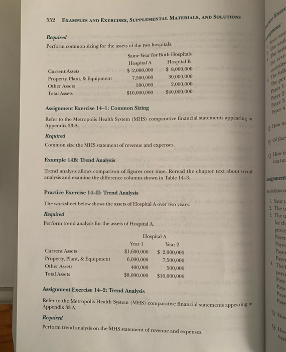 551 and the top of page 552, do the Required portion only.