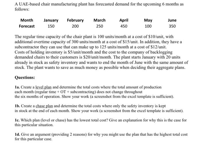 it's a supply chain management class and the question is here :