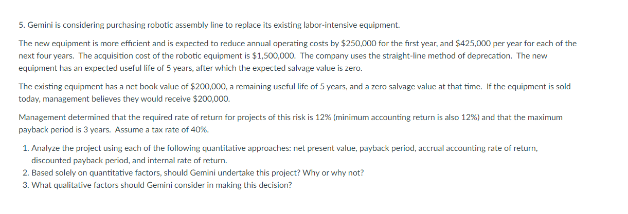 I would like a step by step on how to complete this