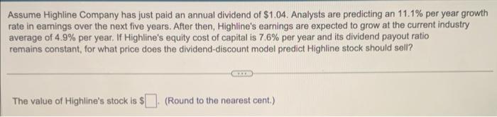 question 1 2- Anle Corporation has a current stock price of $20.85