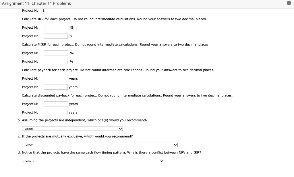 this year's capital budget. After-tax cash flows, including depreciation, are as follows: