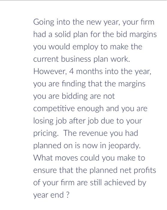 its fixed overhead costs, but it would neither make or lose profit