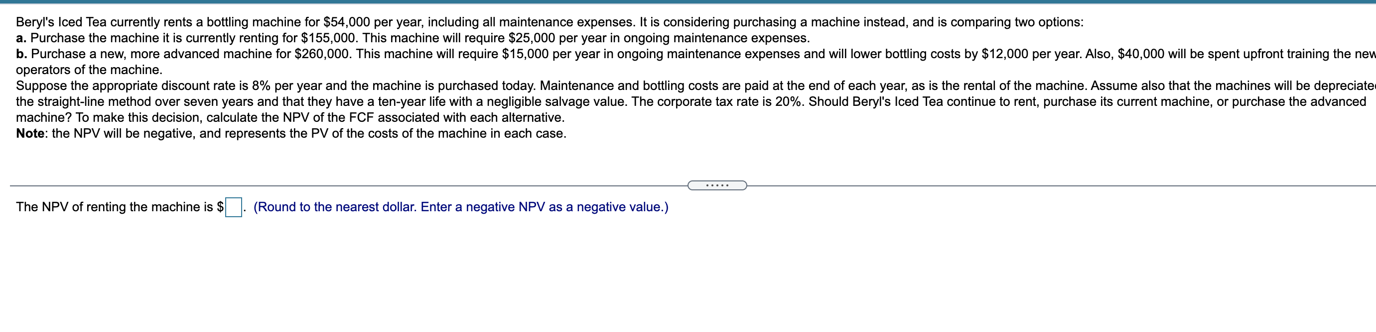  Read the problem and answer A and B question Beryl's Iced