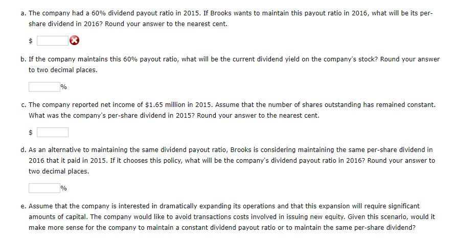 report the following 2016 income statement (shown in thousands of dollars). Sales