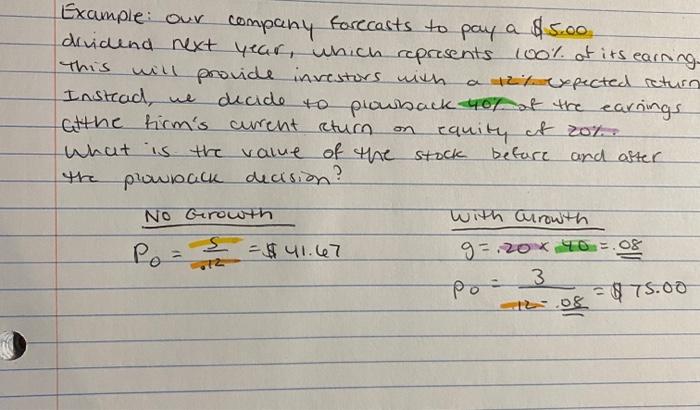  Where does the 3 come from in this example??? Example: our