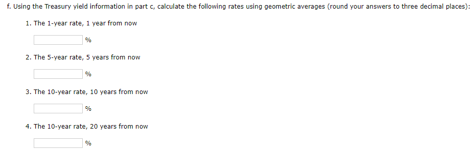 of the yield curve. Maturity Yield 1 year 5.27% 2 years 5.37