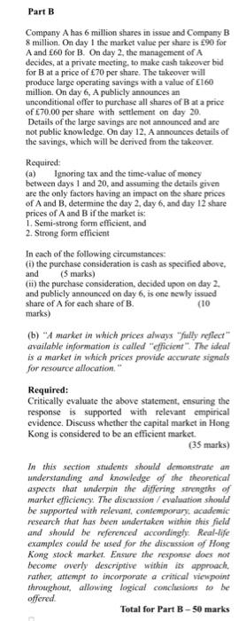 Please answer part B question thank you so much Part B Company