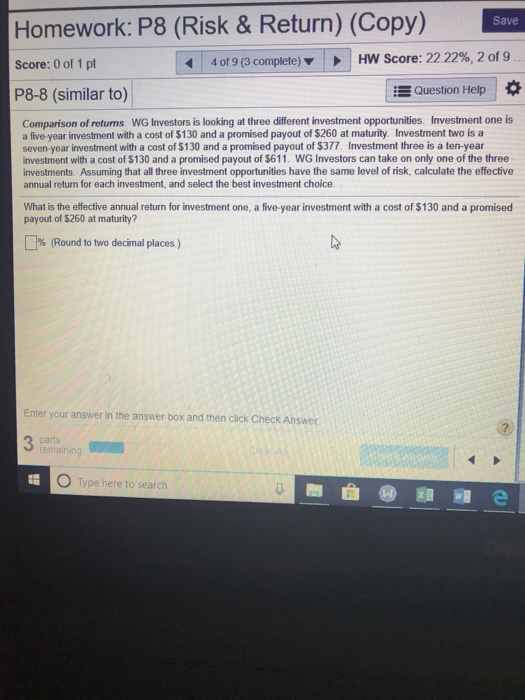  Remember to do all 3 and than tell me which is