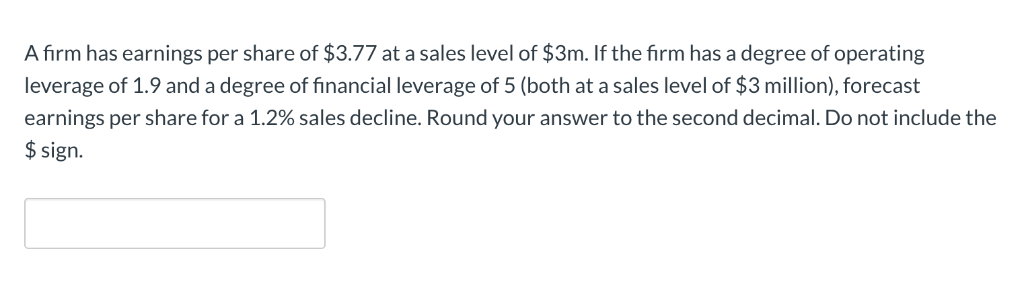  Please show work and use this chart if needed: A firm