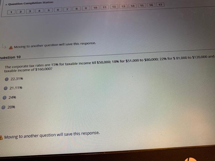  q10 Question Completion Statue 10 1 2 4 L Moving to