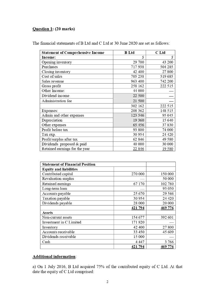 of unit mark) 01 April, 2021 Assessment criteria: While this assignment relates