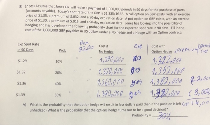  Ignore the answer there and show me an explained answer 3)