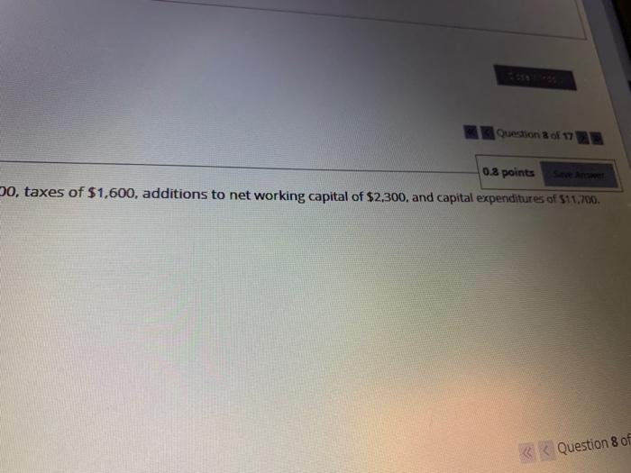 Green Nursery has net income of 542.500, depreciation expense of $1,800, interest