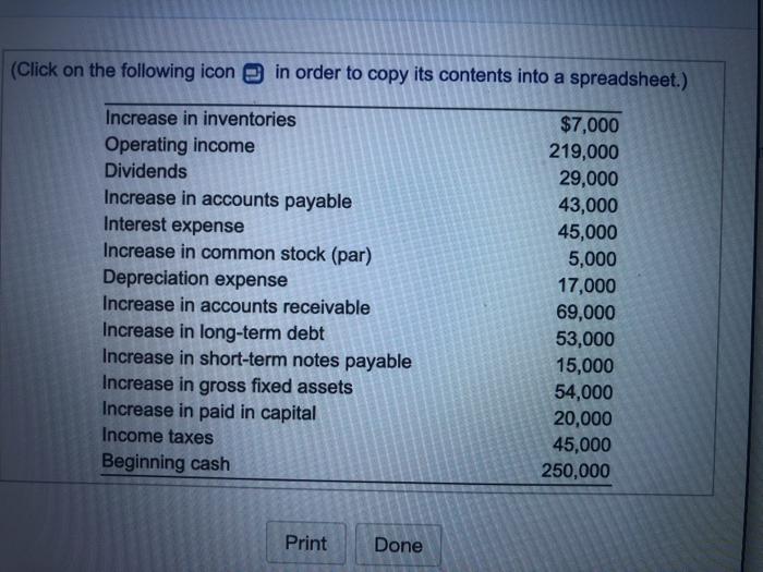of cash flows. (Round to the nearest dollar. NOTE: Input cash inflows