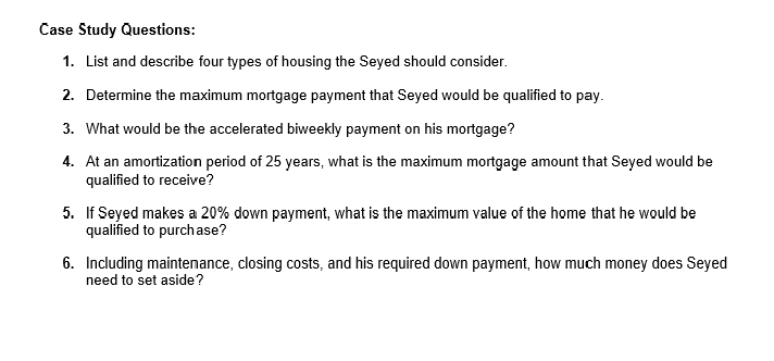 Ownership This case study is to develop your skills and abilities to