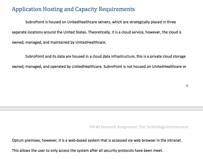 and integration of the SubroPoint system, explaining why Subro Point was purchased