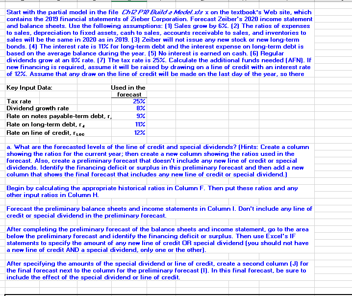 Start with the partial model in the file Chi2 P10 Build