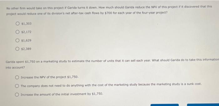 an investment that will have the following sales, variable costs, and fixed