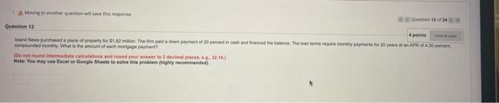  di Moving to another question will save this response Question 120/24