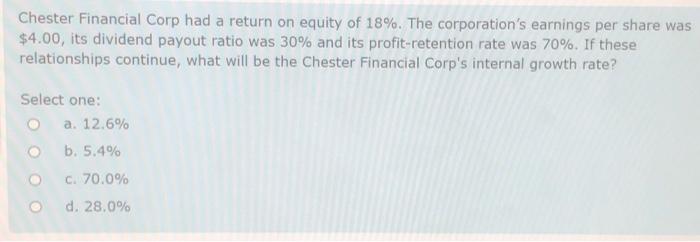 dividend to remain the same for the foreseeable future. Therefore, the value