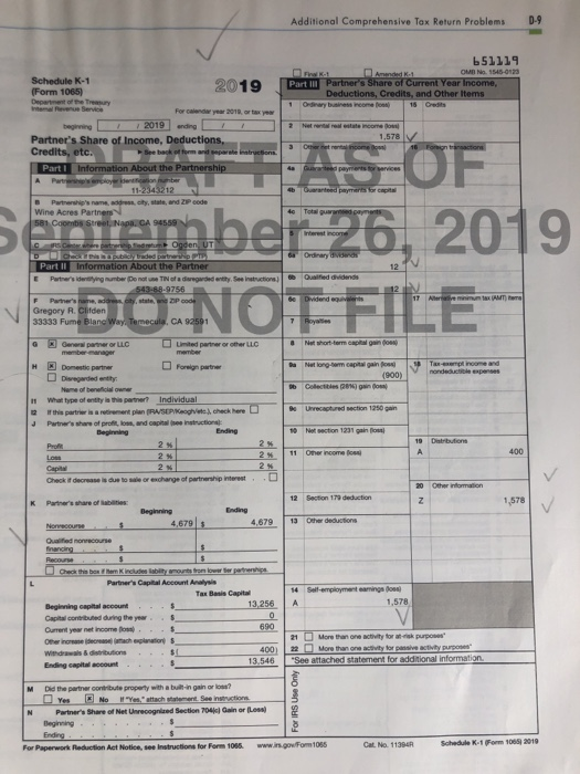 12, 1977) enjoy good health and eyesight. The Clifdens have three sons.