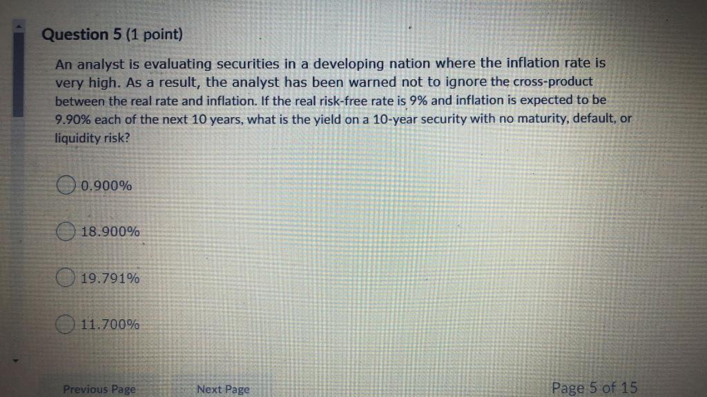 Could you please help me to answer these questions: Question 5 (1