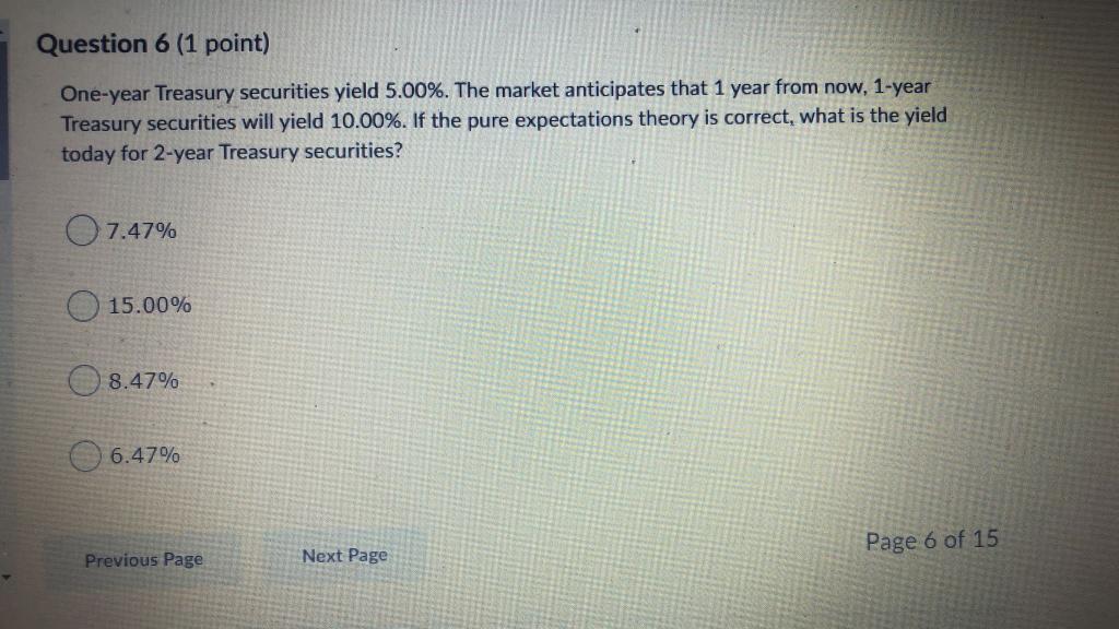 point) An analyst is evaluating securities in a developing nation where the