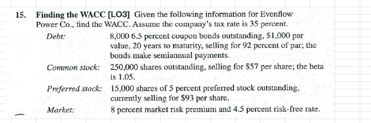 Please show me how to solve it in Excel. 15. Finding the