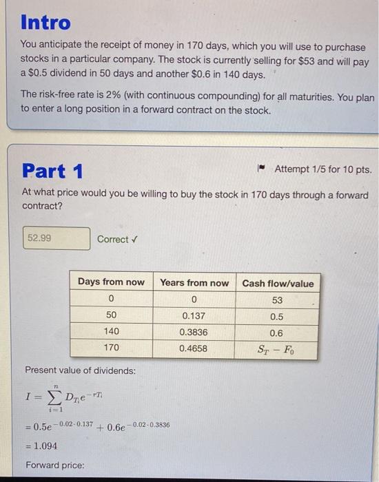  help w part 2 and 3 please. will give thumbs up