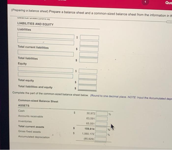 red flance sheet from tomto poprom Complete the part of the balance