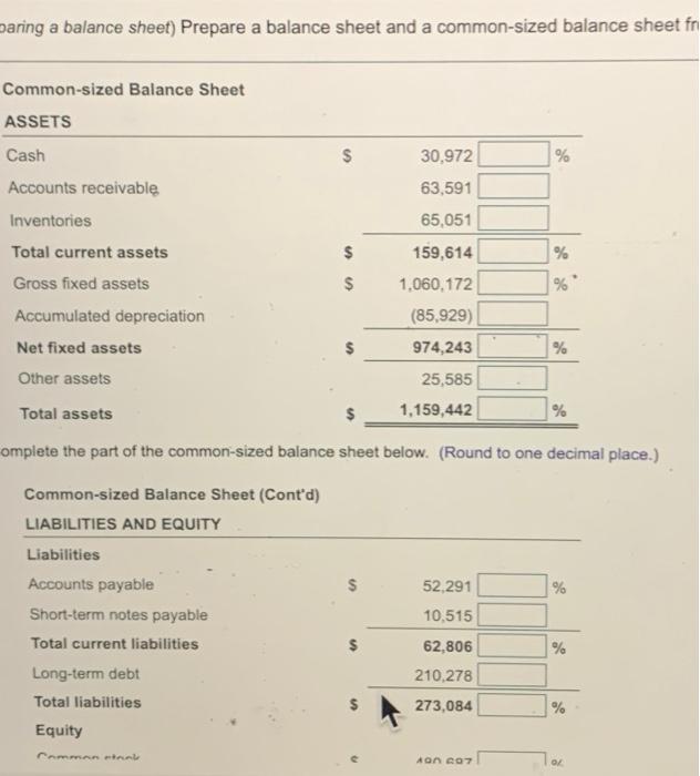sheet bewoners. NOTE The case Data Table Balance Sheet ASSETS A 18.