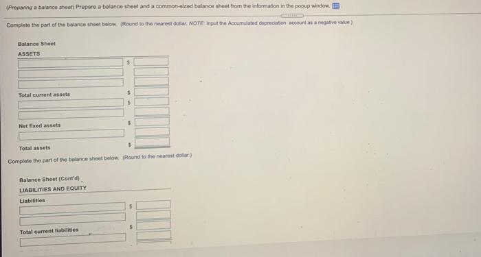 the tune the bound the It Done Balance Sheet Cont) LIABILITIES AND