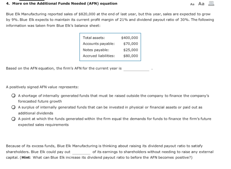 The answer choices for the first question are, "the current year is..."