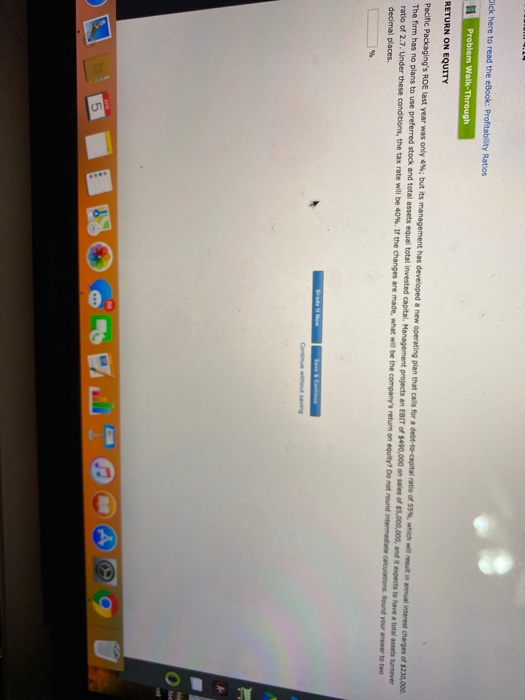  Click here to read the eBook: Profitability Ratios Problem Walk-Through RETURN