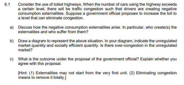  traffic congestion will lead to the decrease on the MSB and