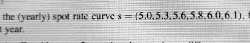 example) A (yearly) cash flow stream is x=(-40, 10, 10, 10, 10,