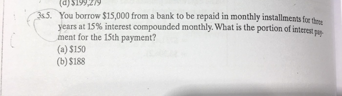 the fifth payment. (a) $84,373 (b) $68,894 (c) $59,503 (d) $49,360 3s&