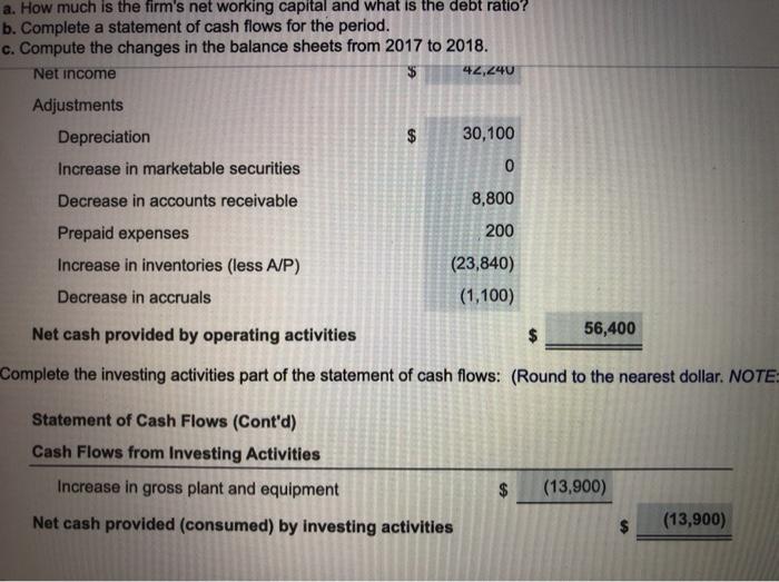 sheets from 2017 to 2018. T. P. Jarmon Company Balance Sheet for