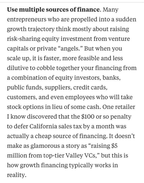 below should: a) compare and contrast key points that strike you from