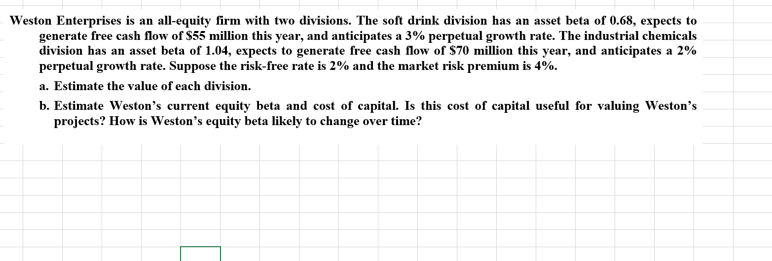Please show me how to solve it in Excel step by step.