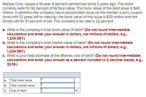 Please show all intermediate steps and formulas used. Use excel to complete