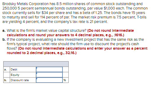  Please show all intermediate steps and formulas used. Use excel to