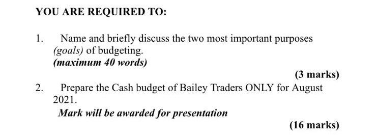 to prepare cash budgets so that it may anticipate cash surplus and