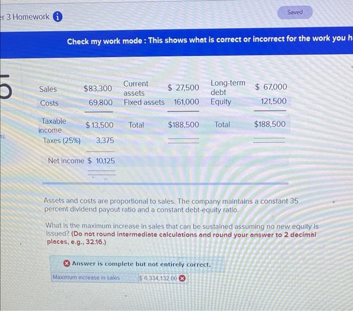  Saved Er 3 Homework Check my work mode : This shows