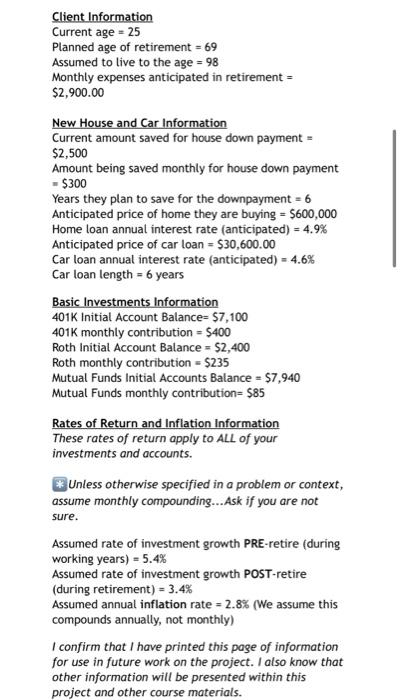 on Section(s): 6.2 In this update you will use the Annuity Formula: